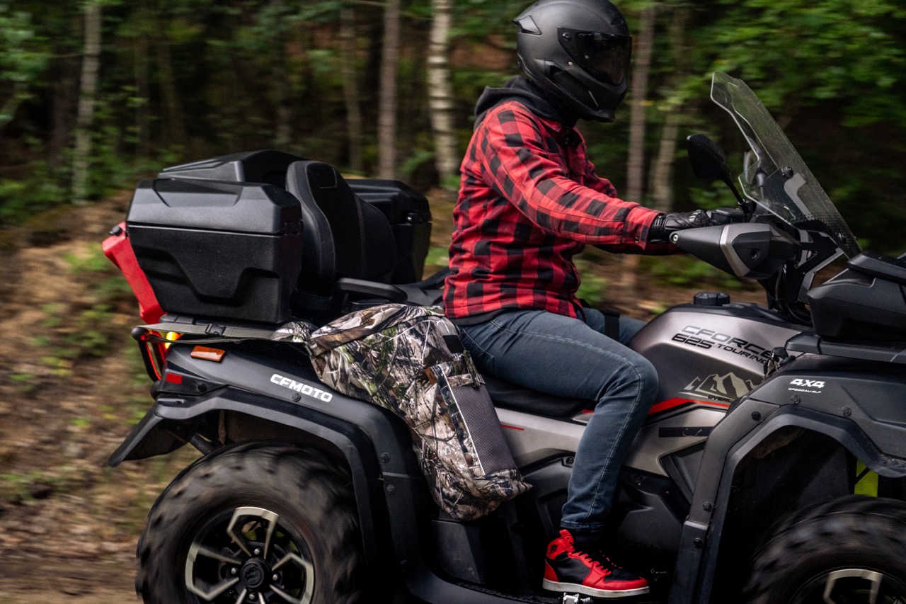 Vodotěsná brašna na čtyřkolku RiderBag military podzim šedý - česká výroba